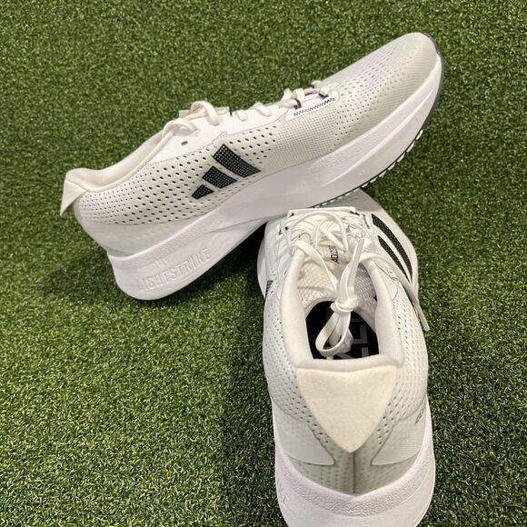 adidas Adizero SL White Carbon Sneaker Mens 9 White Black Running HQ1352 NEW - Picture 5 of 8